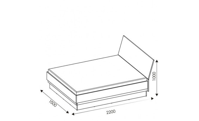 Кровать с подъемным механизмом YORK LIVEO BOGFRAN Y18 /140 SP